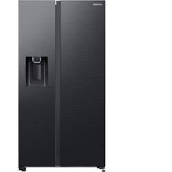 SAMSUNG RS64DG5303B1EF, Side-by-Side (stainless steel (dark)/silver, AI Energy Mode, All-round Cooling, water tank)