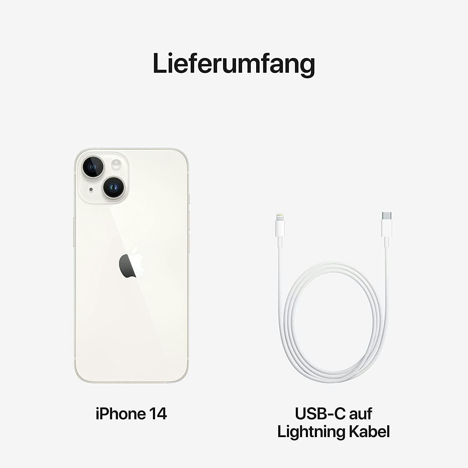 Apple iPhone 14 - 6.1 - 128GB - iOS -polarstern - MPUR3ZD/A