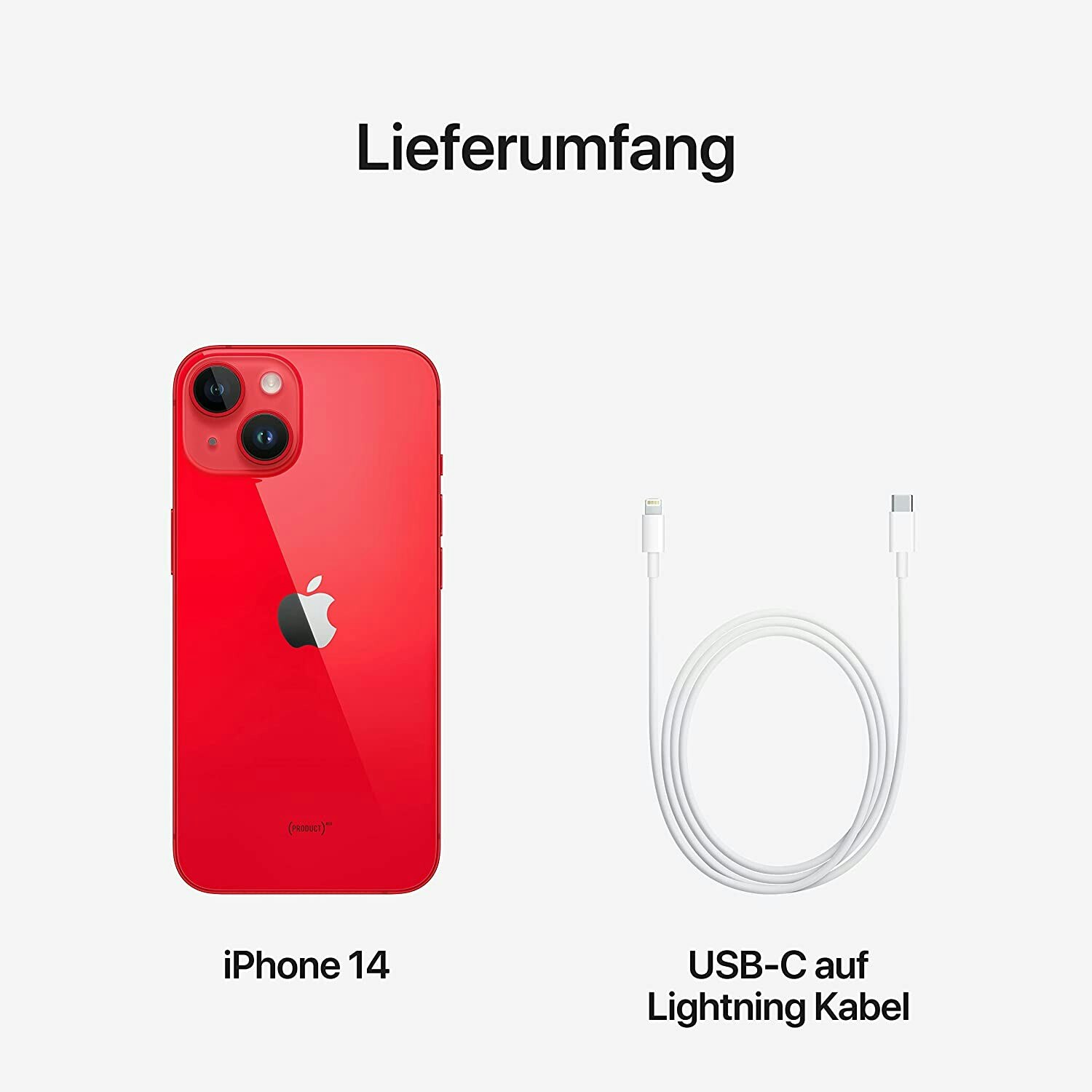Apple iPhone 14 - 6.1 - 512GB - iOS - red - MPXG3ZD/A