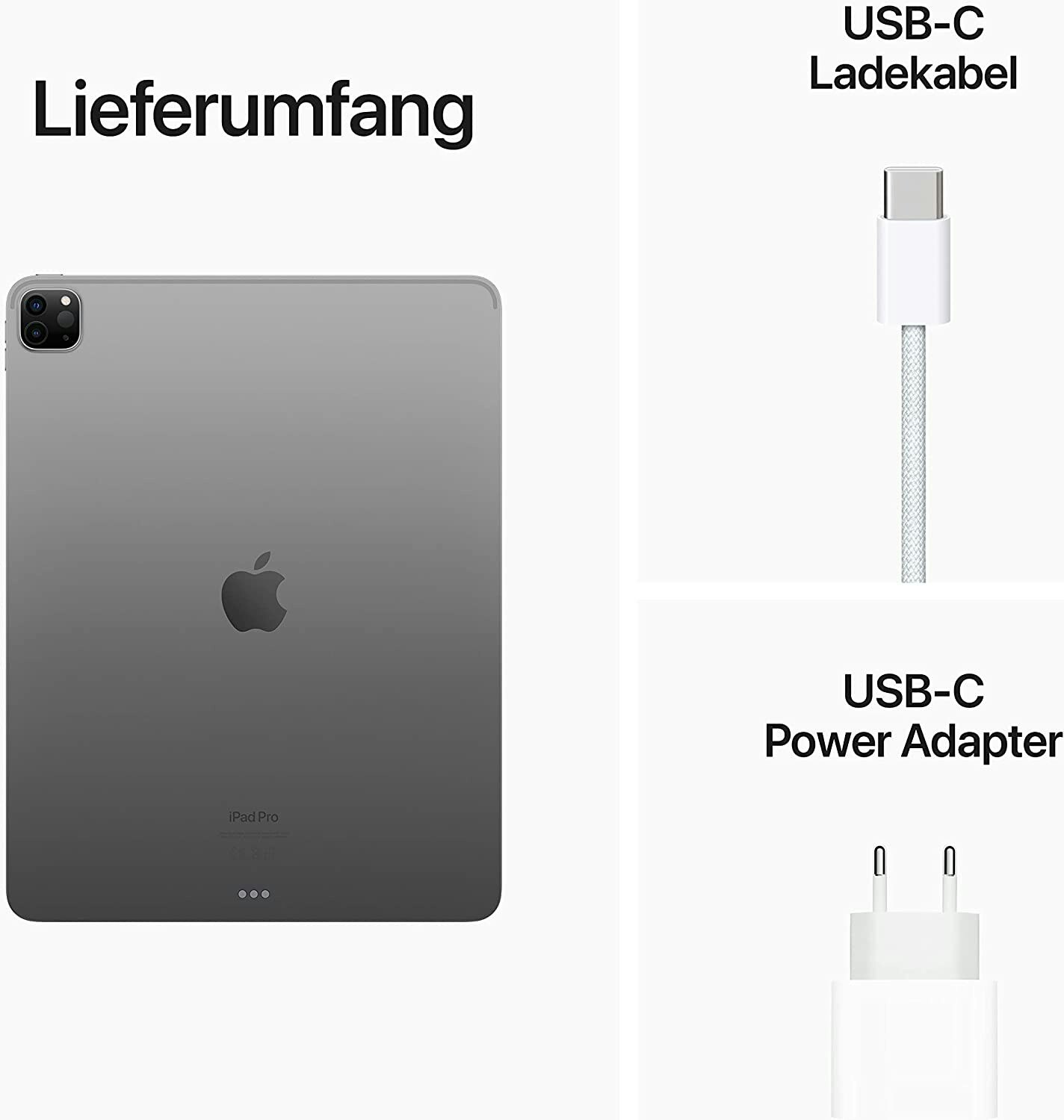 Apple iPad Pro 12.9" (1 TB), tablet PC (grey, Gen 6 / 2022)