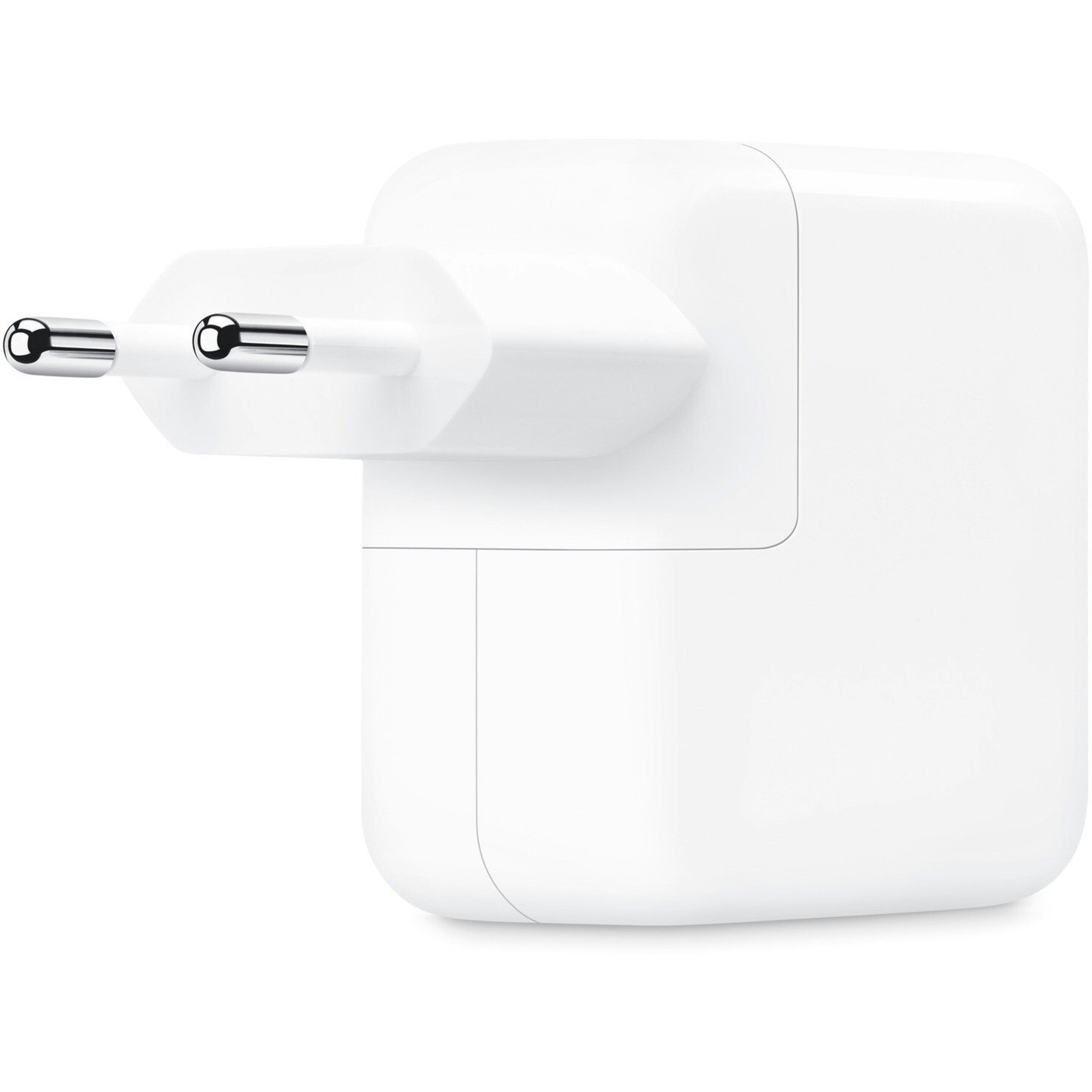 Apple Dual USB-C Power Adapter MW2K3ZM/A, 35 Watt, charger (white, 2x USB-C, without cable)