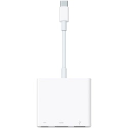 Apple USB Multiport Adapter, USB-C > USB-A + USB-C + HDMI socket (white)