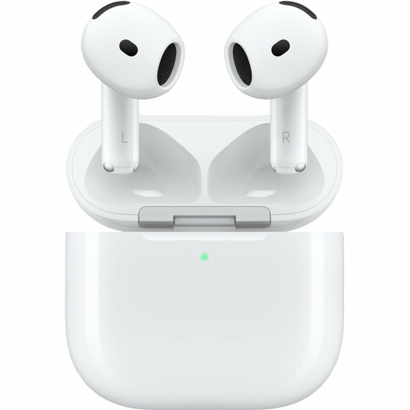 Apple AirPods 4, headphones (white, Bluetooth, active noise cancellation)