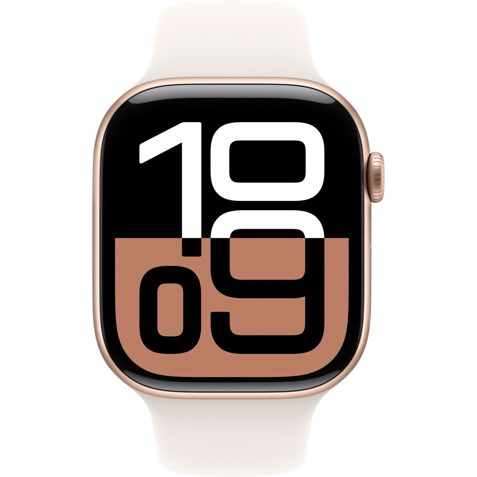 Apple Watch Series 10, Smartwatch (rose gold, Aluminum, 46 mm, Sport Band Pale Pink M/L, cellular)