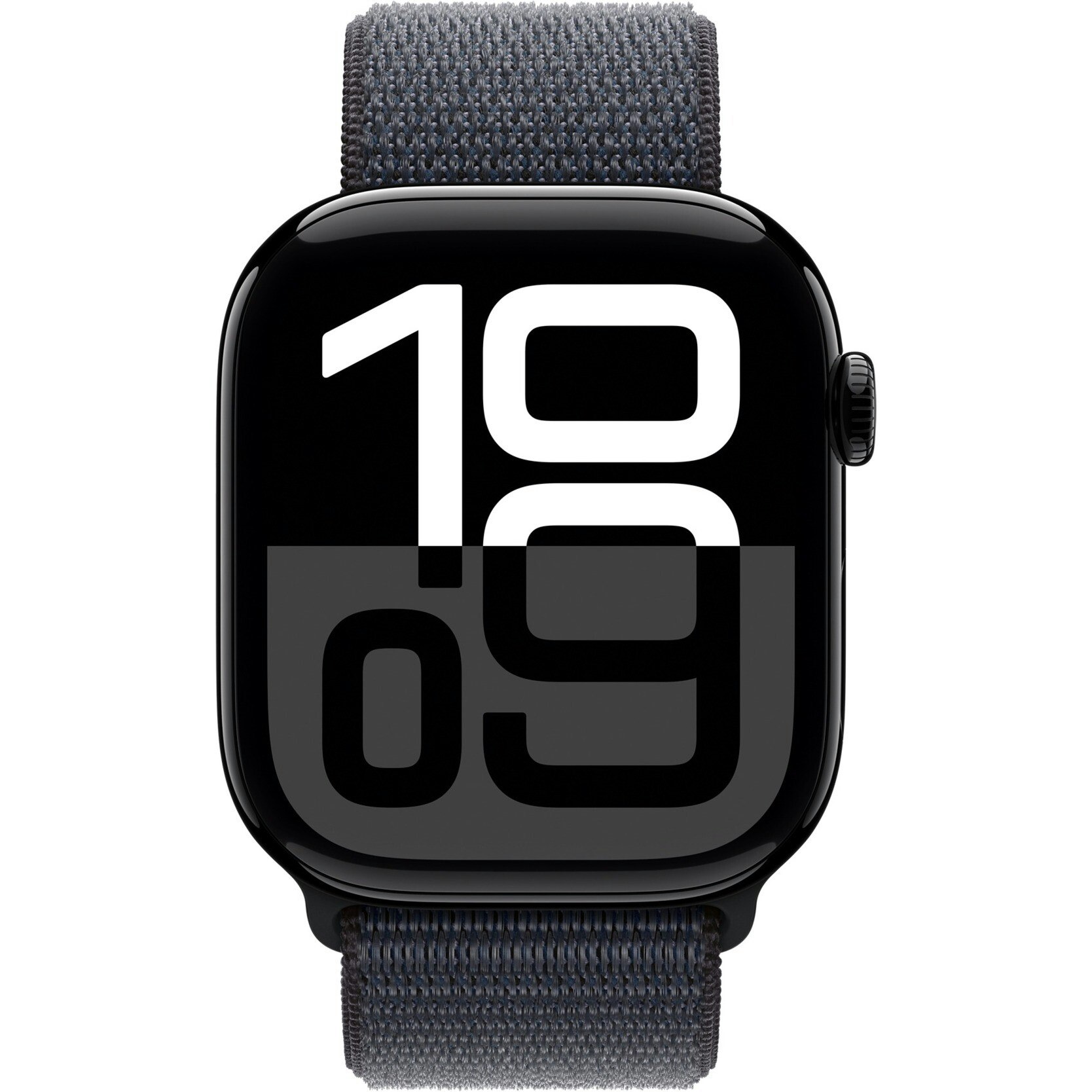 Apple Watch Series 10, Smartwatch (black (glossy), aluminum, 46 mm, Sport Look Ink)