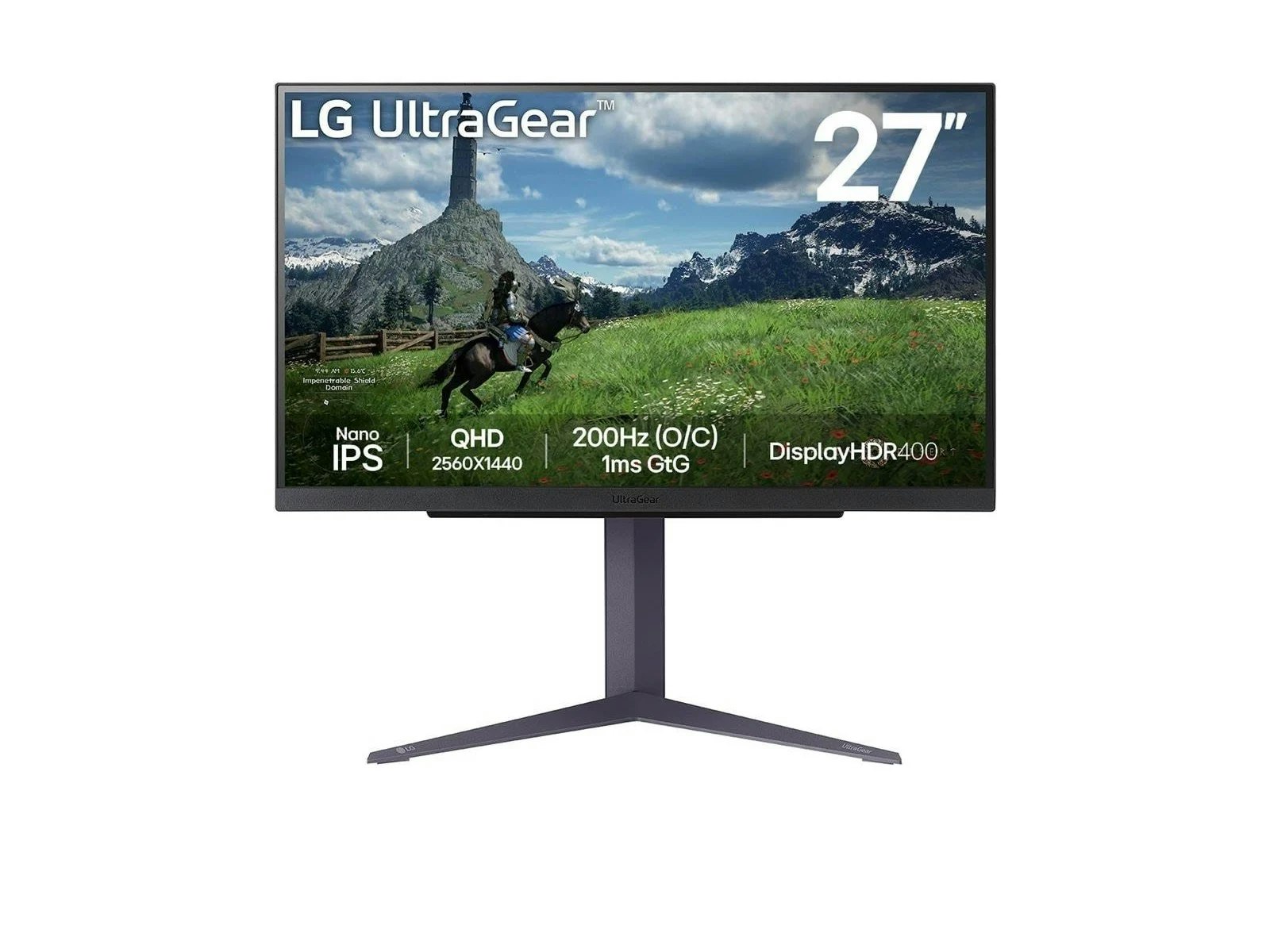 LG UltraGear 27GS85Q 27" QHD Nano IPS Gaming skärm