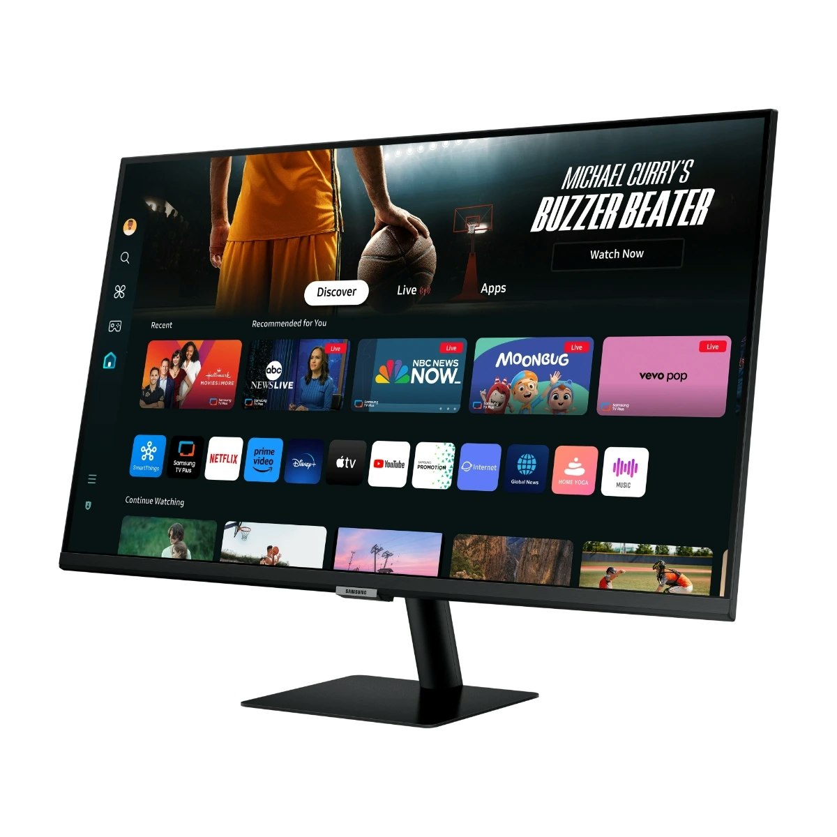 Samsung Smart Monitor M7 S32DM702 32" 4K UHD-skärm svart