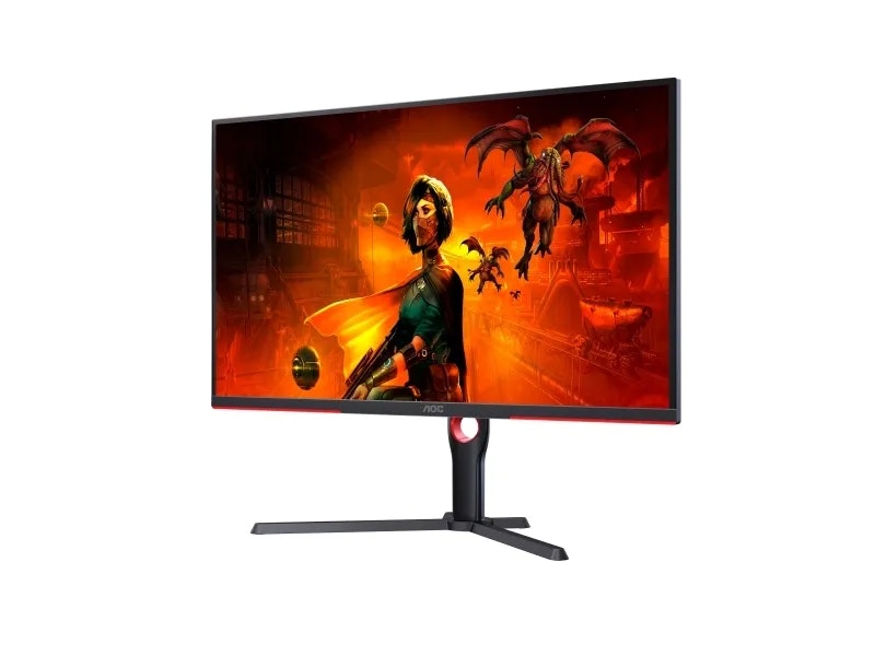 AOC AGON U32G3X/BK, gaming monitor - 32 - black/red, UltraHD/4K, IPS, 144Hz panel