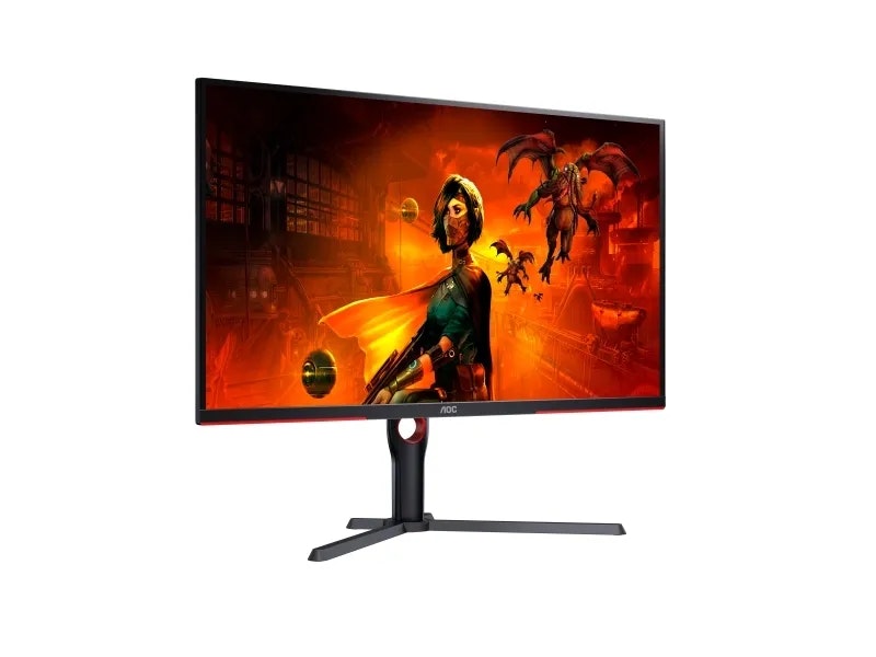 AOC AGON U32G3X/BK, gaming monitor - 32 - black/red, UltraHD/4K, IPS, 144Hz panel