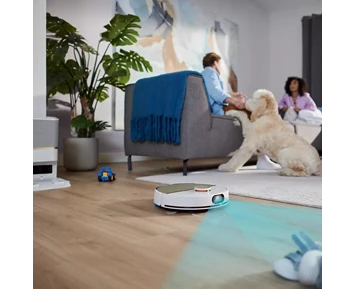 Philips HomeRun 7000 Aqua XU7000 Robotdammsugare med appstyrning och moppfunktion