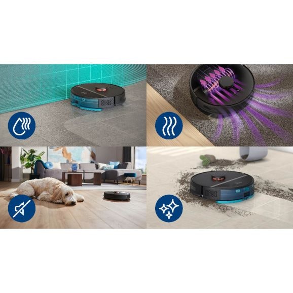 Philips HomeRun 3000 Aqua Robotdammsugare svart