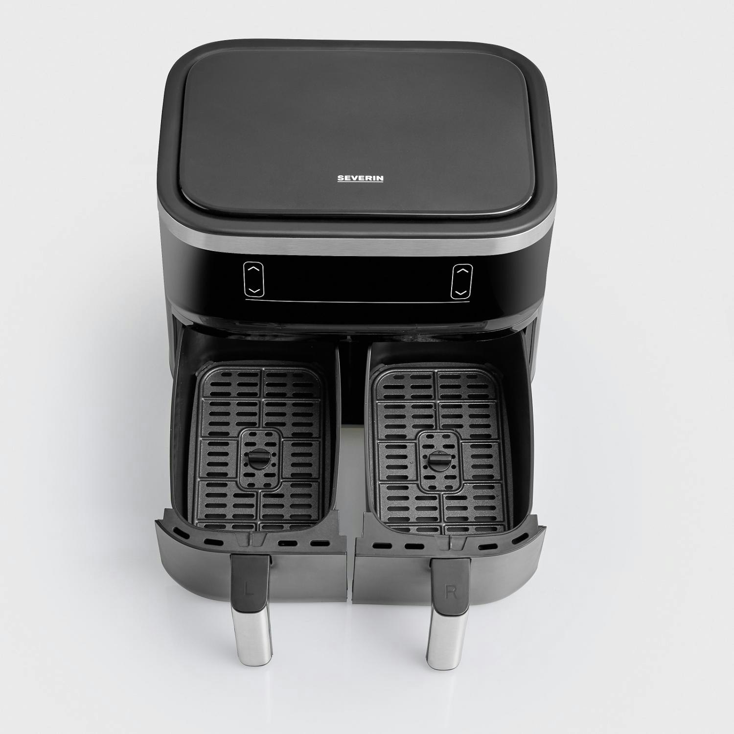 Severin AirFryer Dubbel 2X4L FR2453 2850w Svart