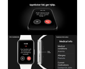 Samsung Galaxy Fit3 fitness tracker Silver/Vit