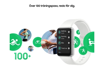 Samsung Galaxy Fit3 fitness tracker Silver/Vit