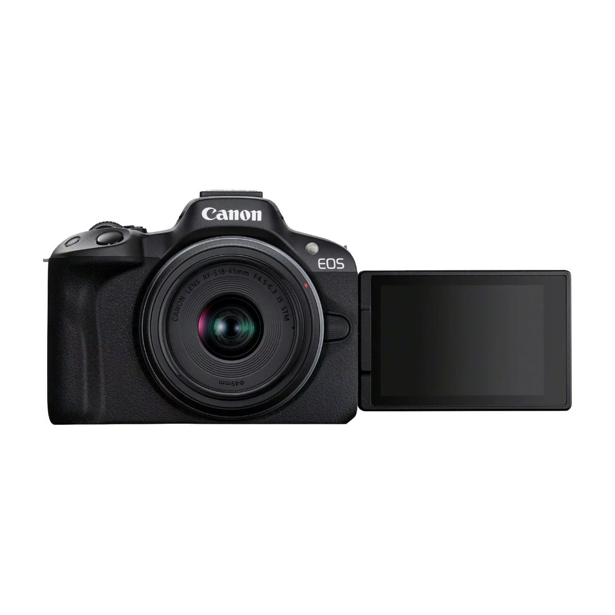 Canon Eos R50 Spegelfri kamera Svart + Rf-S 18–45 mm Is stm-objektiv