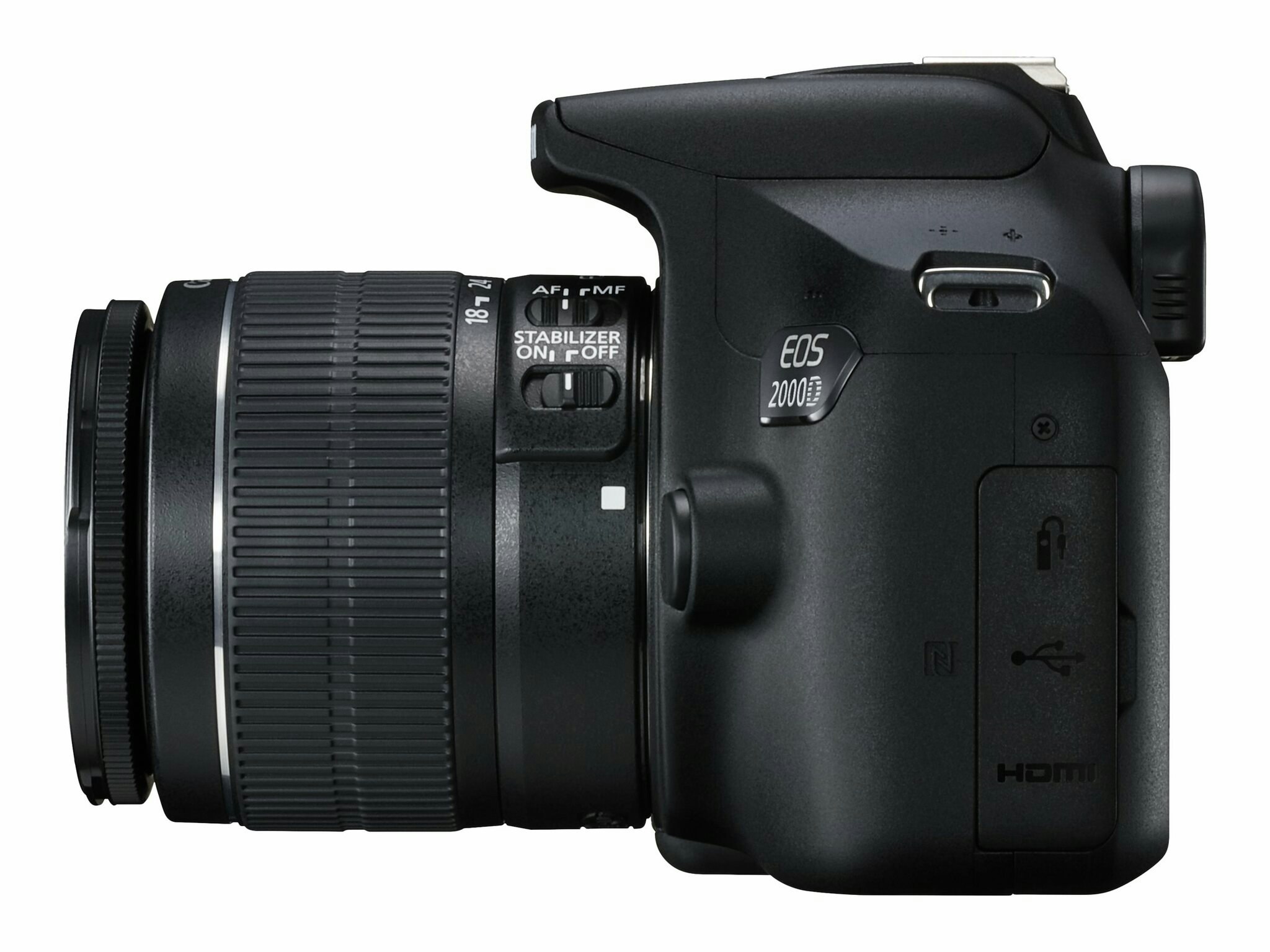 Canon EOS 2000D 24.1Megapixel Digitalkamera Svart