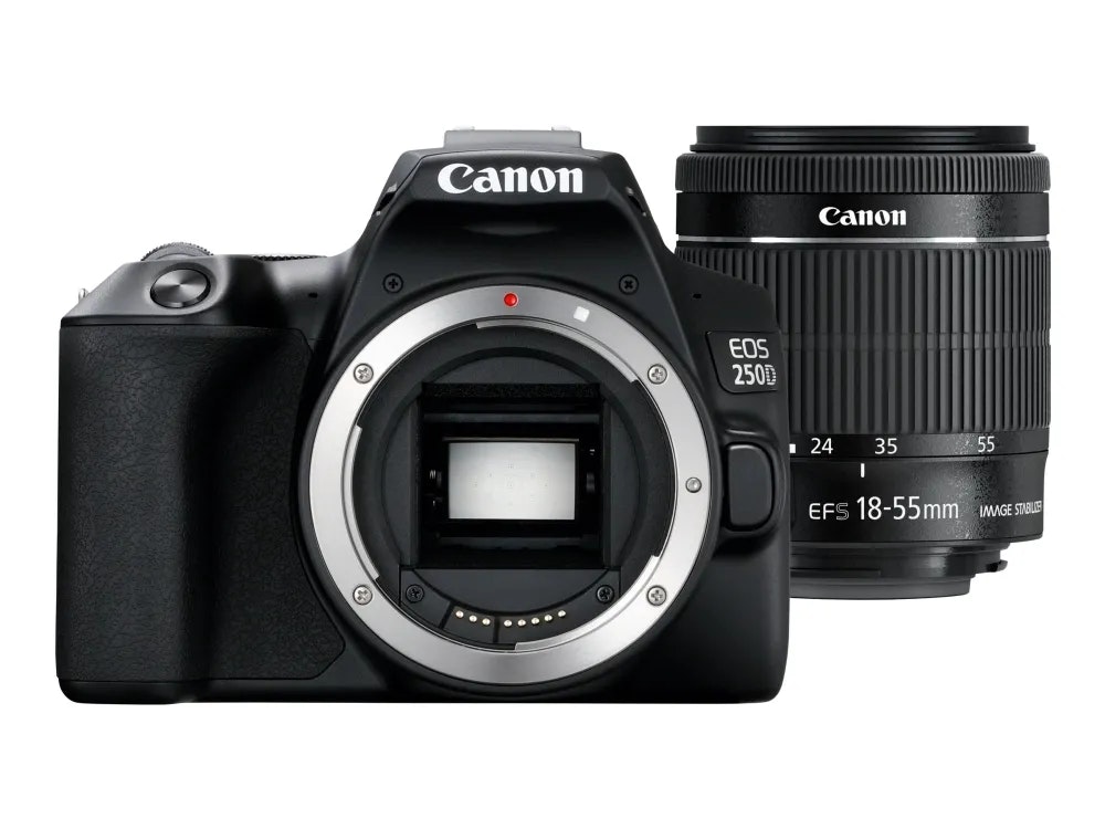 Canon EOS 250D 24.1Megapixel Digitalkamera Svart