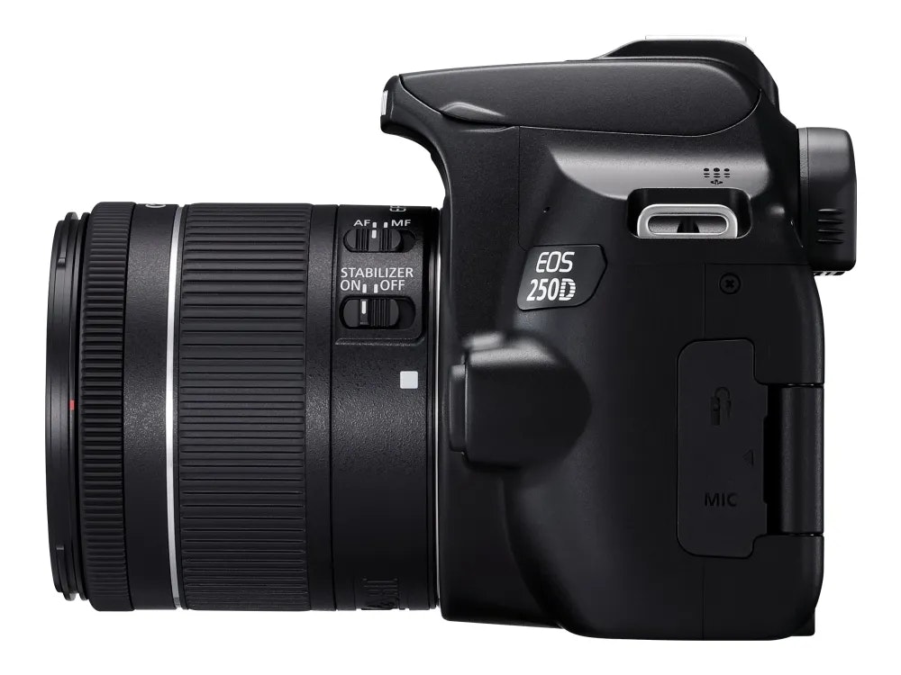 Canon EOS 250D 24.1Megapixel Digitalkamera Svart