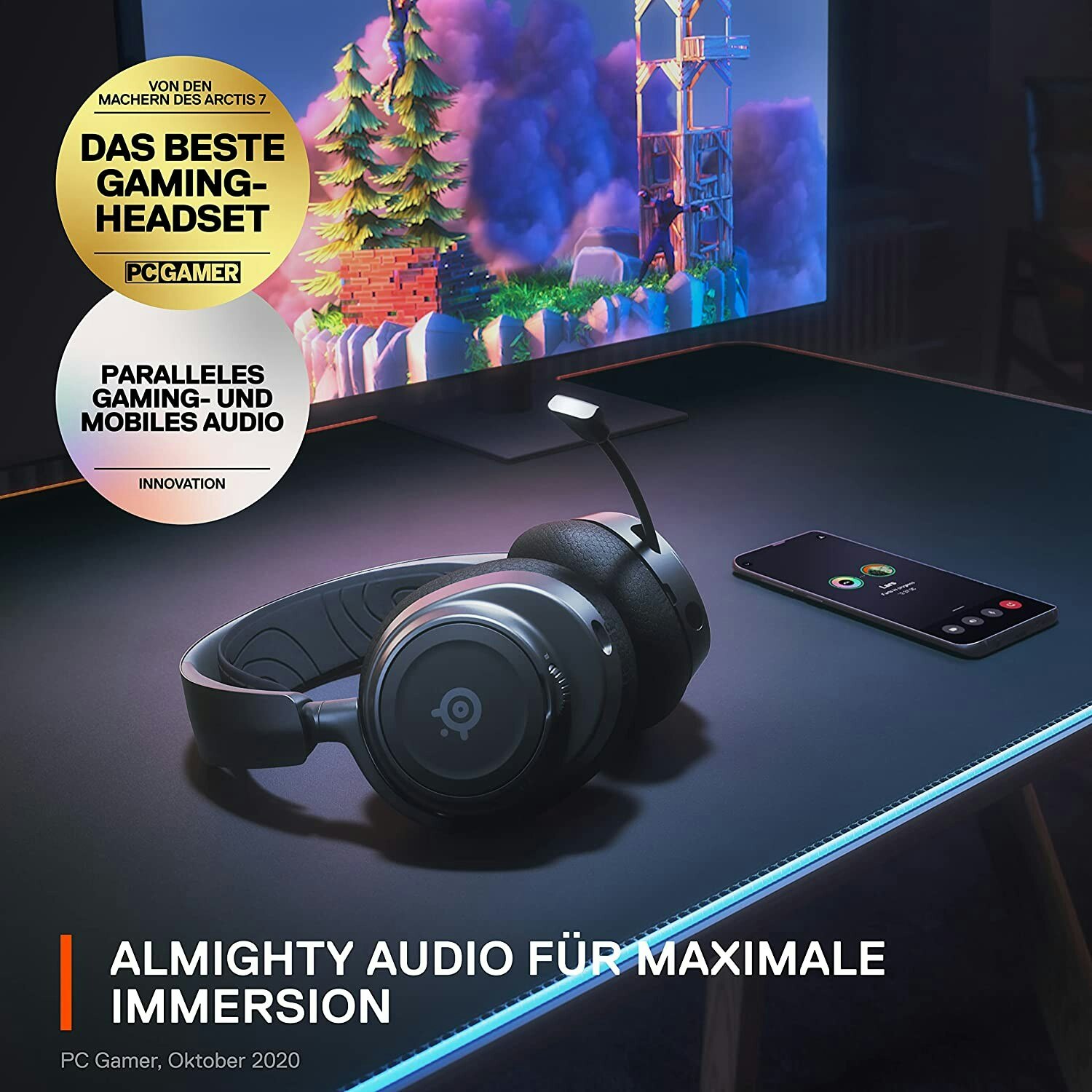 Arctis Nova 7 Wireless Gaming Headset Svart