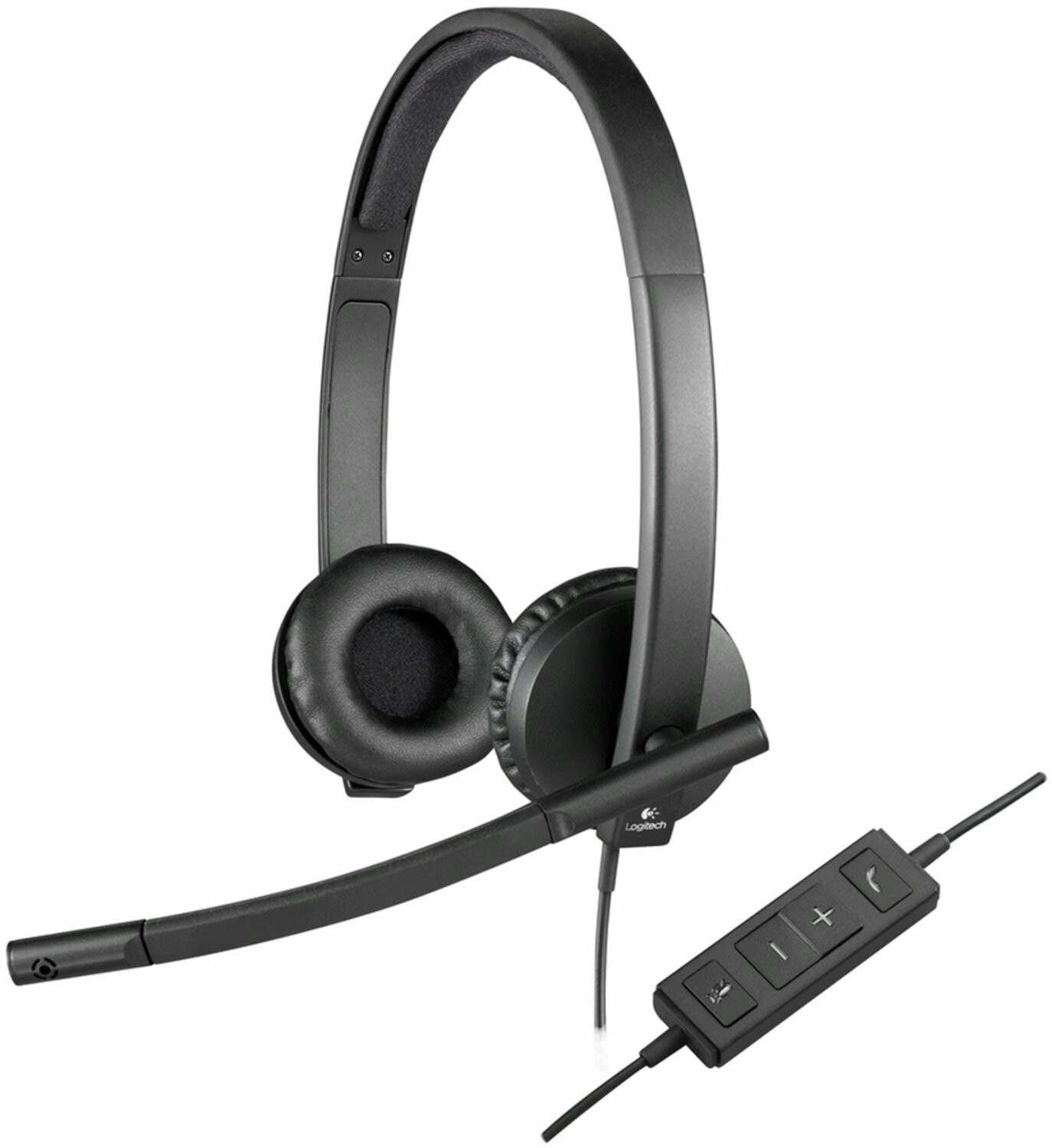 Logitech H570e Stereo Headset black