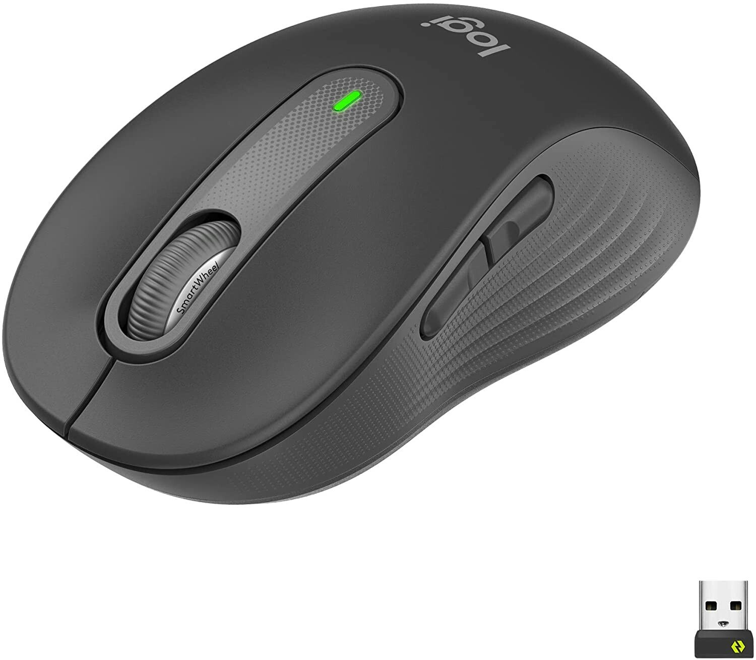 Logitech Signature M650 M Wireless Mouse Graphite