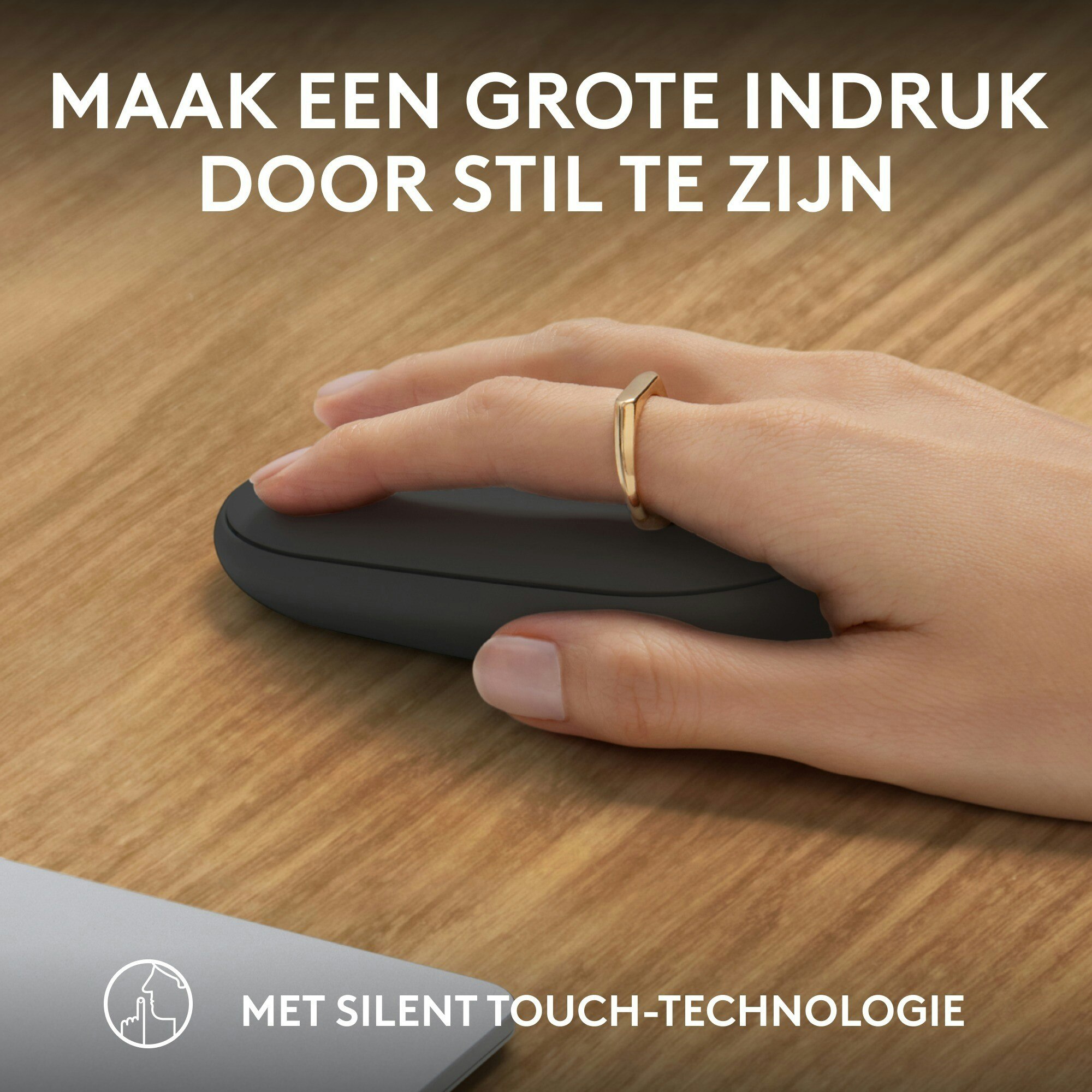 Logitech Pebble Mouse 2 M350s mouse Grafit