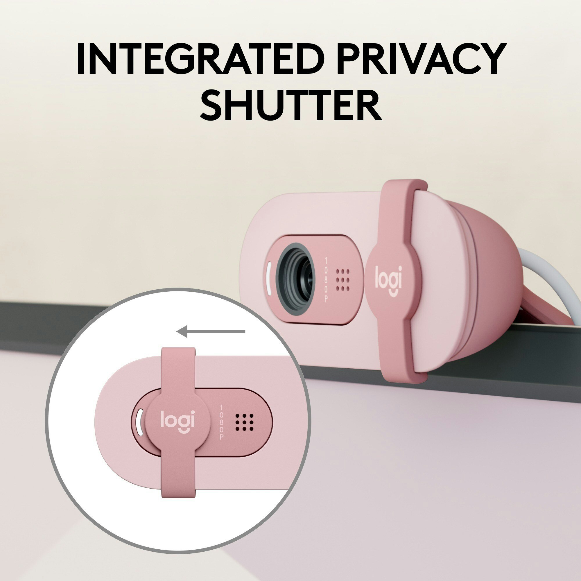Logitech BRIO 100 Rosa