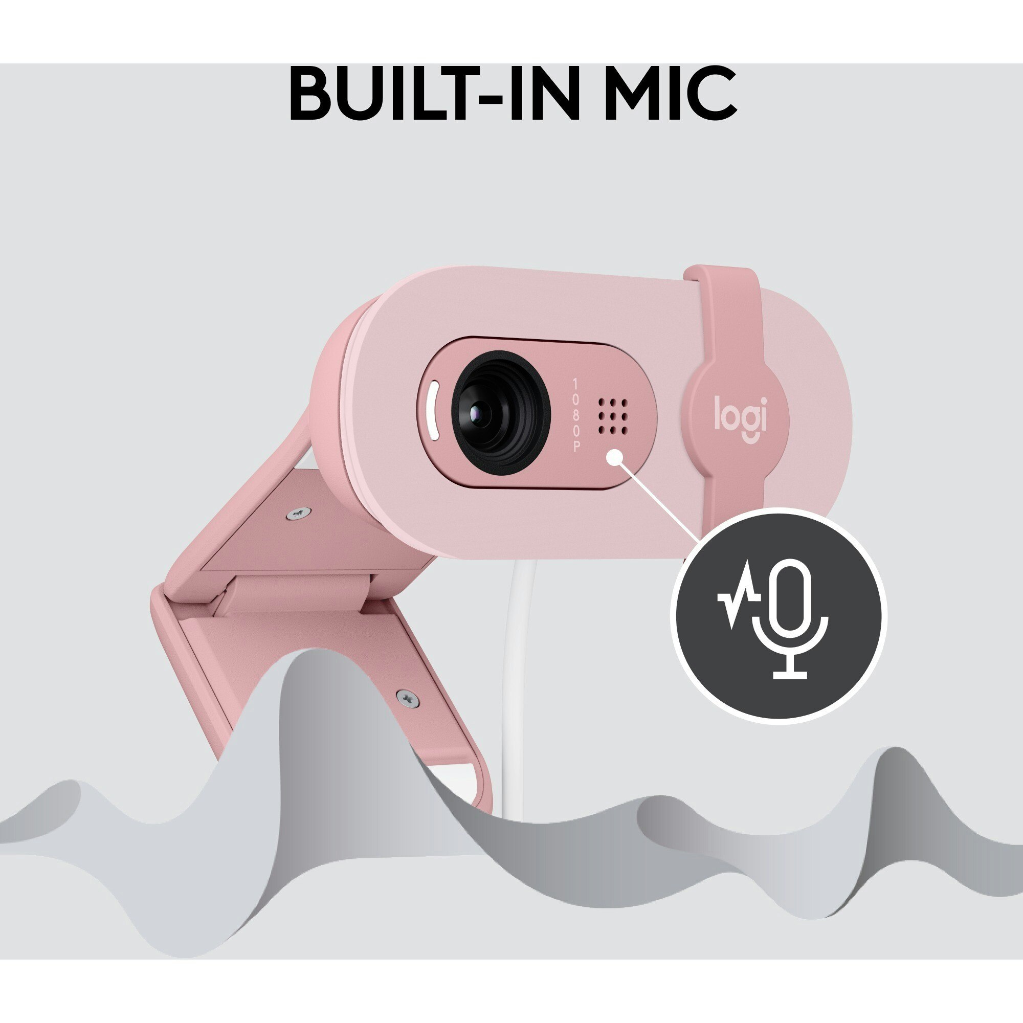 Logitech BRIO 100 Rosa