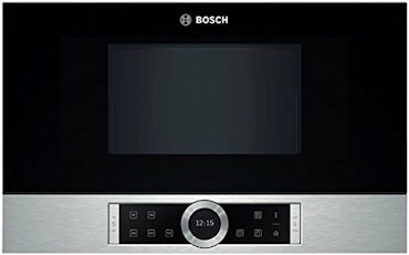 Bosch Serie | 8 BFR634GS1 Mikrovågsugn inbyggd 21 liter 900 W rostfritt stål