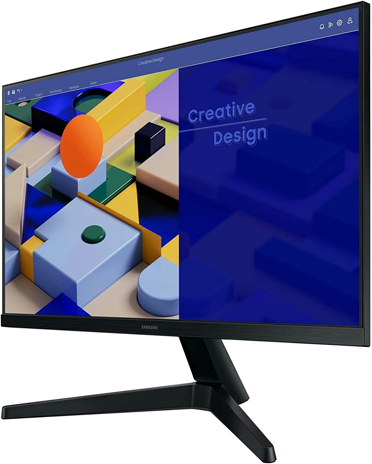 Samsung Essential S24C314EAU, LED monitor (61 cm (24 inches), black, FullHD, 75 Hz, AMD Free-Sync)
