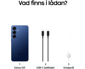 Samsung Galaxy S25 6.2" 5G 256GB Marinblå