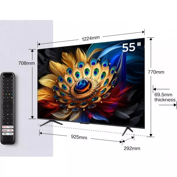 TCL 55C655 55" QLED 4K Google TV
