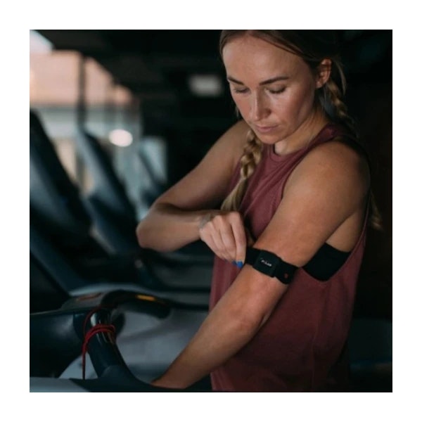 Polar Verity Sense pulsmätare med armband Svart