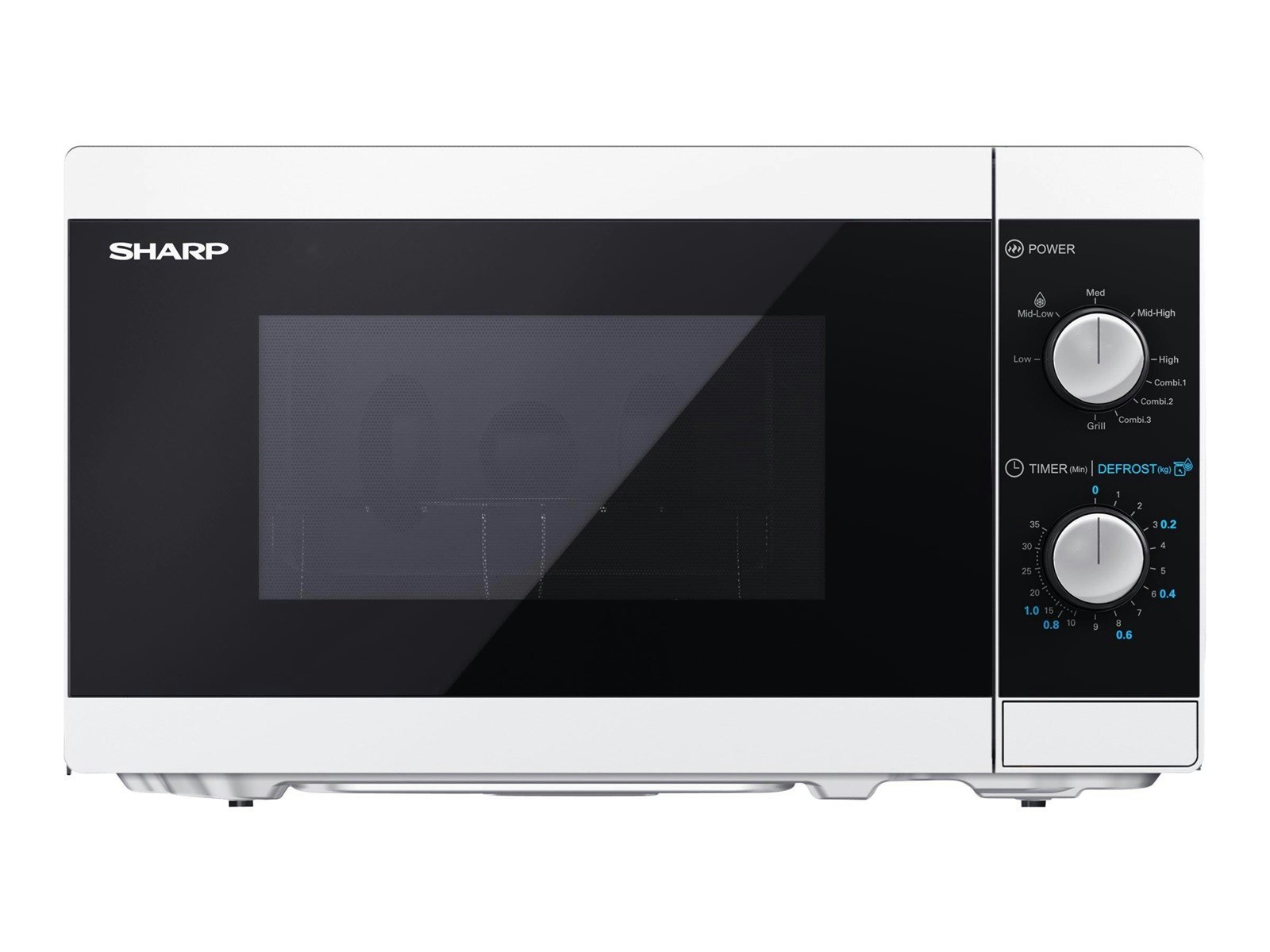 Sharp YC-MG01E-W Mikrovågsugn med grill Fristående Vit