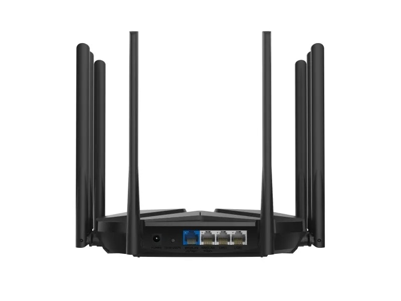 Mercusys MR90X trådlös router Gigabit Ethernet Dual-band (2,4 GHz / 5 GHz) Svart