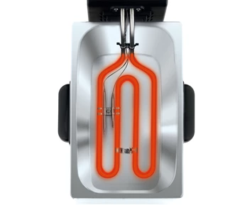 Tefal Oleoclean Pro Fritös 3.5 liter Borstat rostfritt stål/blå