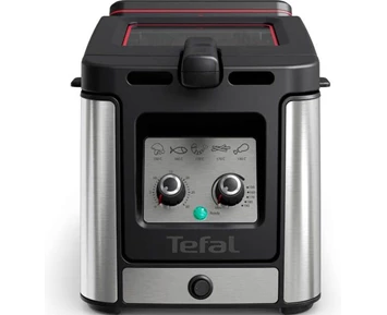 Tefal Clear Duo Fritös 3.5liter Rostfritt stål/sort