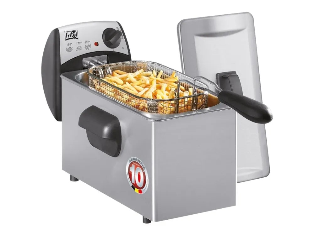 FRITEL Starter Fritös 3liter Rostfritt stål