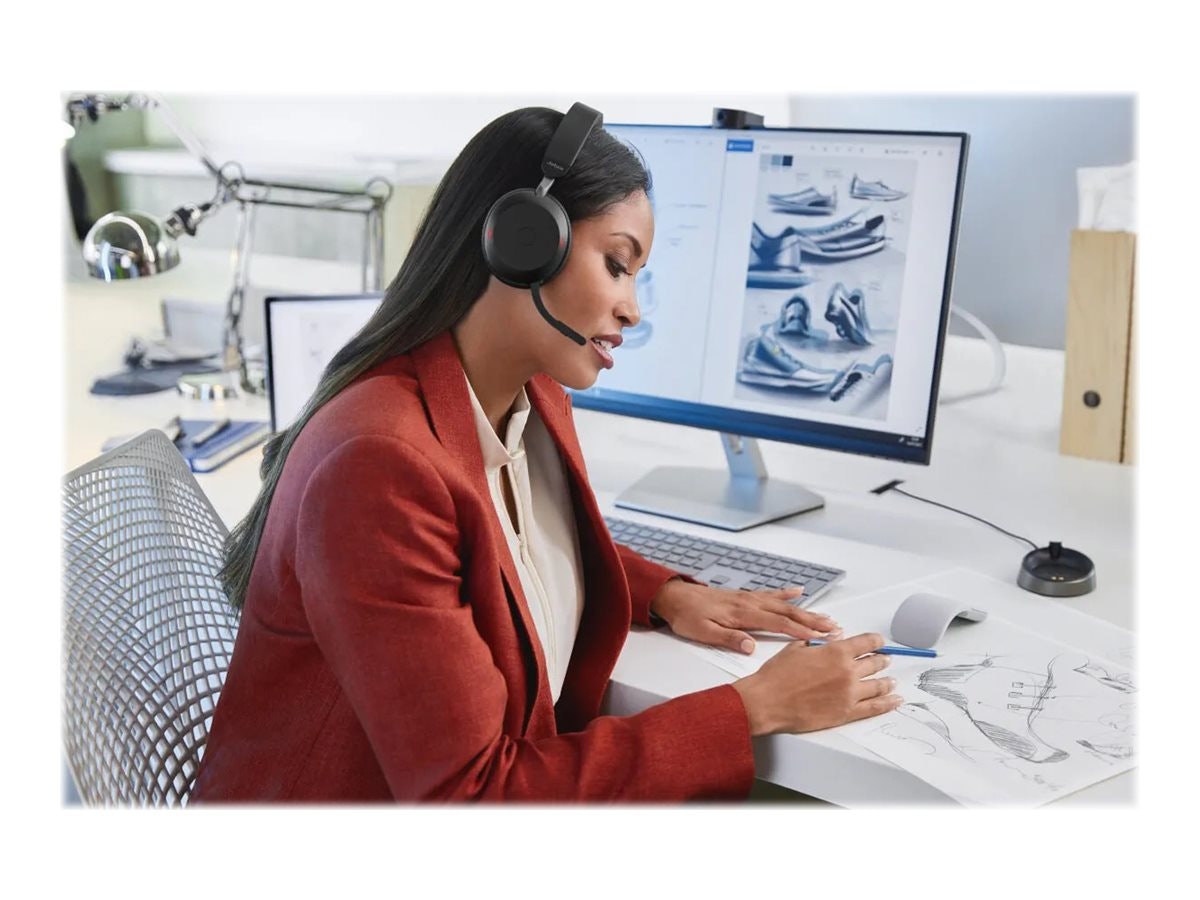 Jabra Evolve2 75 Link380c MS stereoheadset Svart
