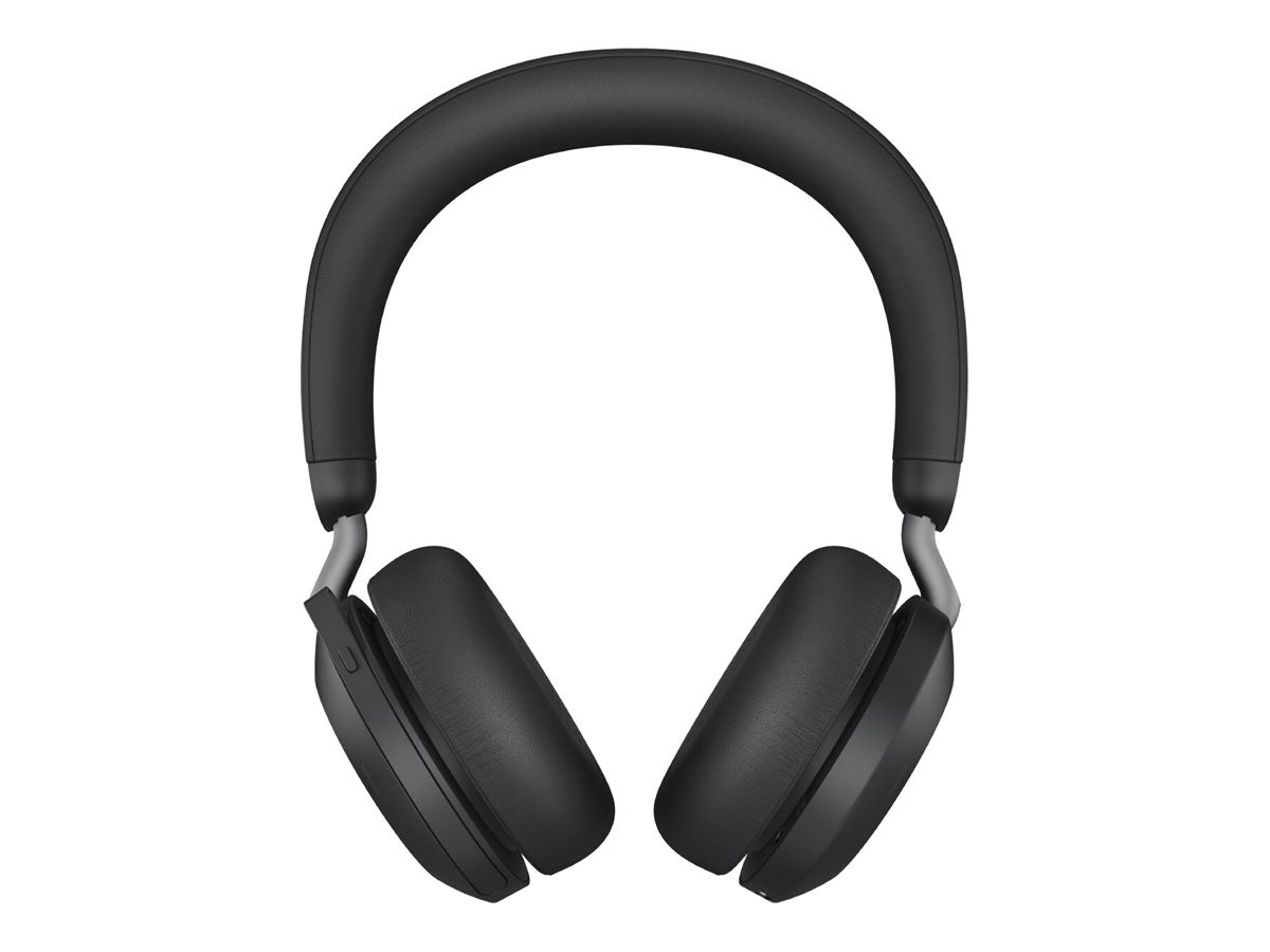 Jabra Evolve2 75 MS Stereo trådlöst headset med stativ Svart