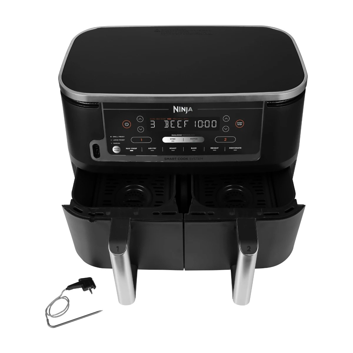 Ninja Foodi Max Dual Zone AF451EU Airfryer Svart
