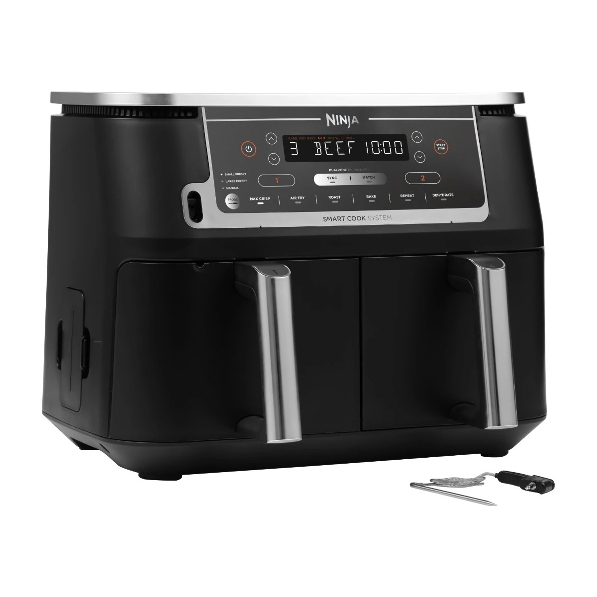Ninja Foodi Max Dual Zone AF451EU Airfryer Svart