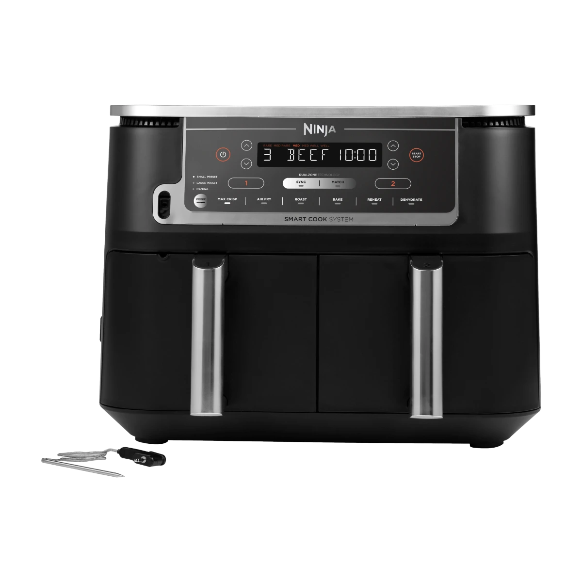 Ninja Foodi Max Dual Zone AF451EU Airfryer Svart