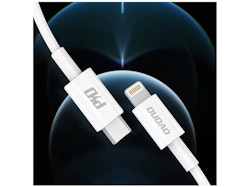 Dudao USB-C till Lightning-kabel med PD 20W och snabb dataöverföring Vit