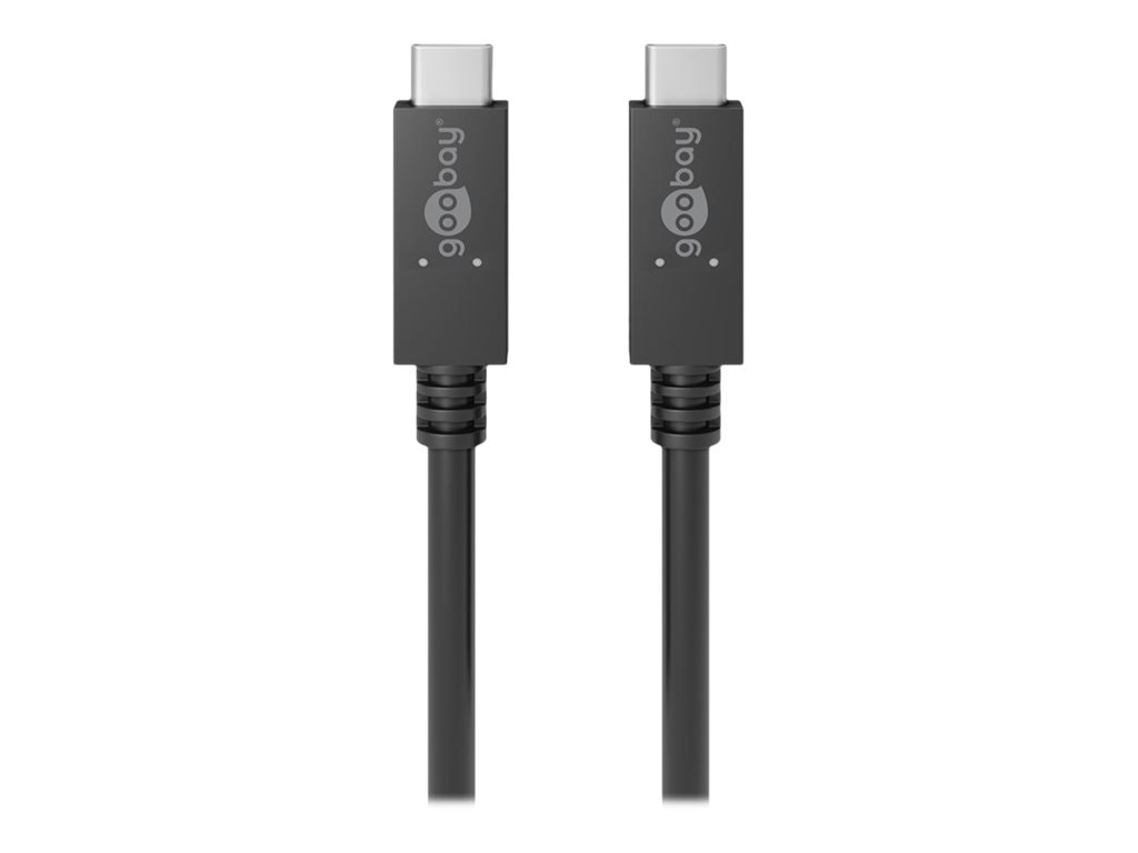 Goobay USB-C 3.2 Gen 2x2 100W kabel 1m Svart