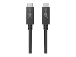 Goobay USB-C 3.2 Gen 2x2 100W kabel 1m Svart