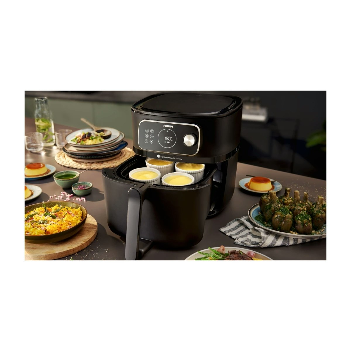 Philips HD9876/90 Combi XXL Connected Airfryer Svart