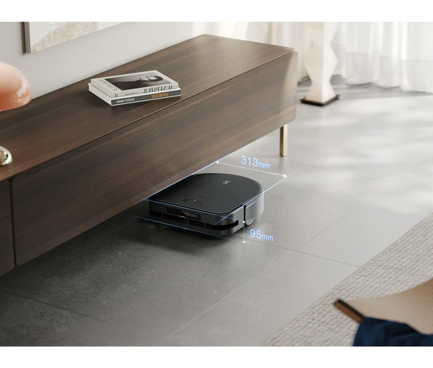 Ecovacs Deebot X5 OMNI robotdammsugare Svart