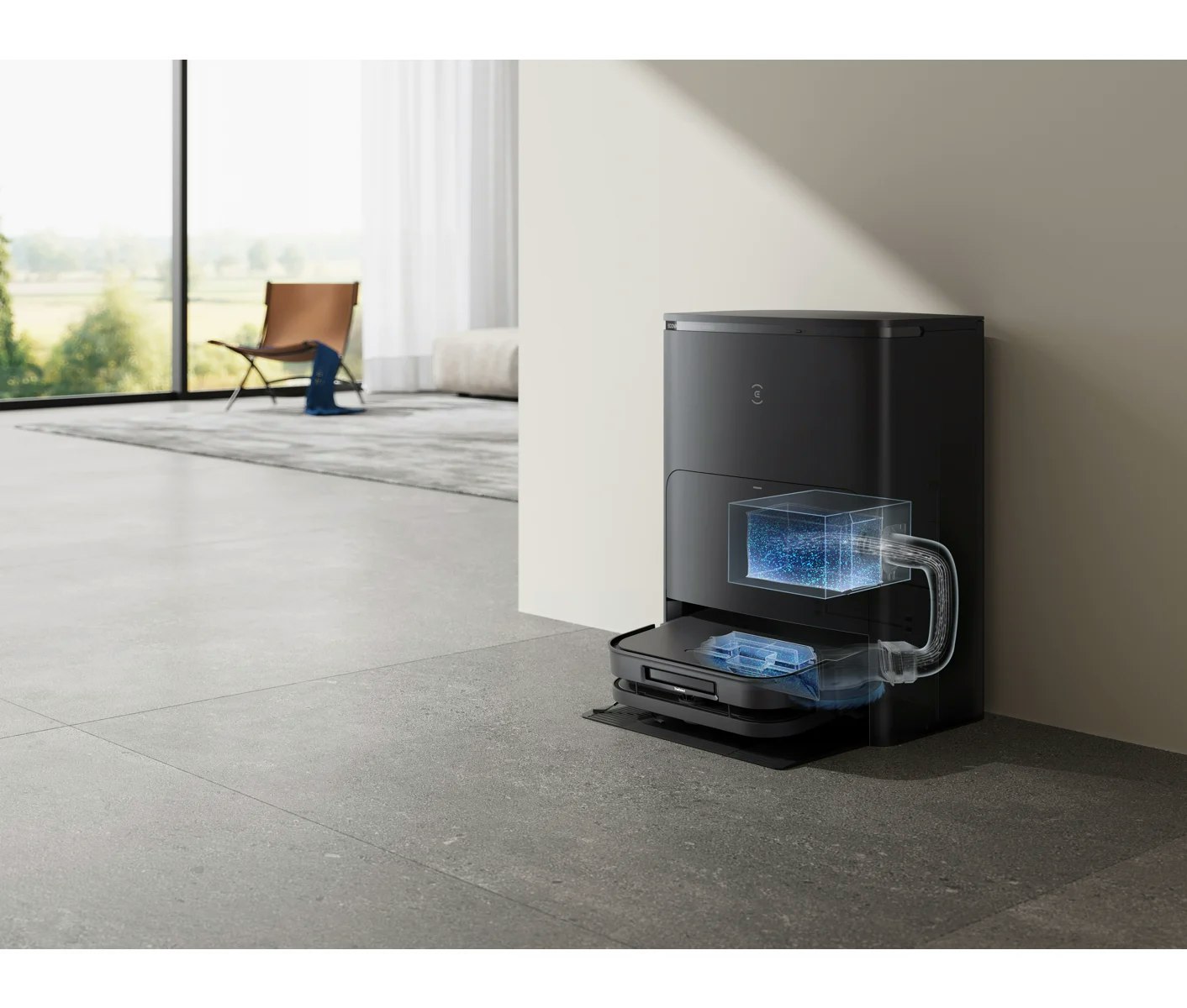 Ecovacs Deebot X5 OMNI robotdammsugare Svart