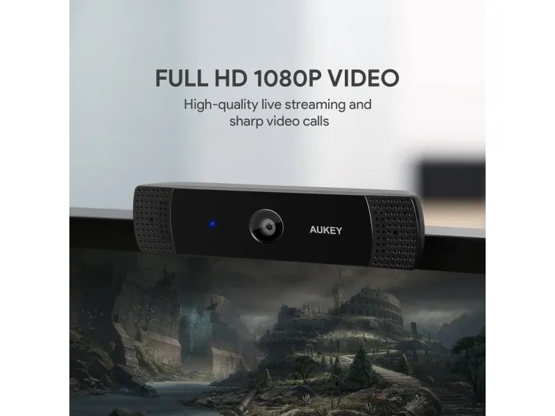 Aukey Overview Webbkamera Full HD Video 1080p
